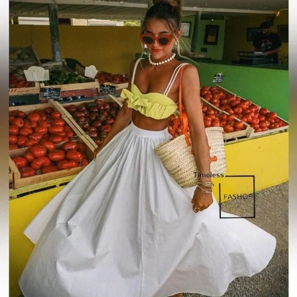 ZARA OLIVE GREEN RUFFLE TOP - Picture 4 of 4